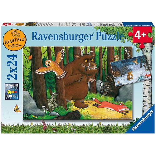 2 Puzzles - The Gruffalo - 24 Et 24 Pièces