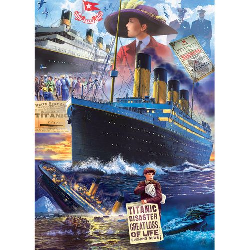 Titanic Collage - Puzzle 1000 Pièces