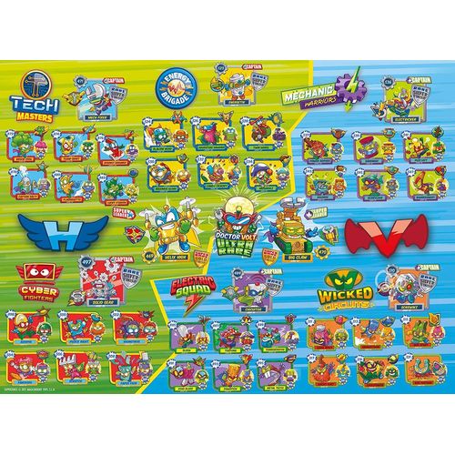 Puzzle Pièces Xxl - Super Zings B - Puzzle 100 Pièces