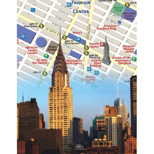 New York City Map Mini - Puzzle 100 Pièces