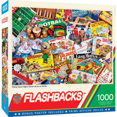 Family Game Night - Puzzle 1000 Pièces