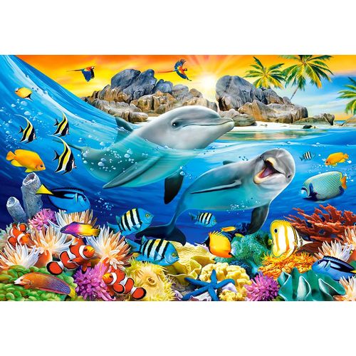 Dolphins In The Tropics - Puzzle 1000 Pièces