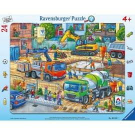 Puzzle Cadre - Chantier - 24 pièces