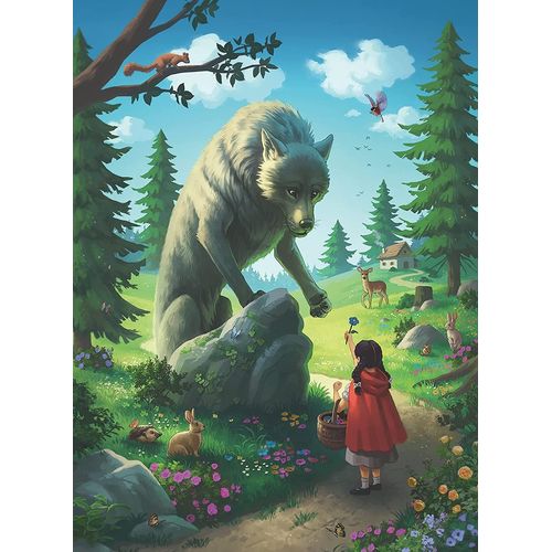 Puzzle Pièces Xxl - Little Red Riding Hood - Puzzle 100 Pièces