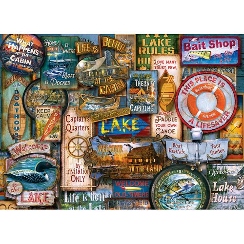 Off To The Lakehouse - Puzzle 1000 Pièces