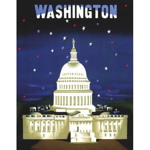 The Capitol - American Airlines Poster Mini - Puzzle 100 Pièces