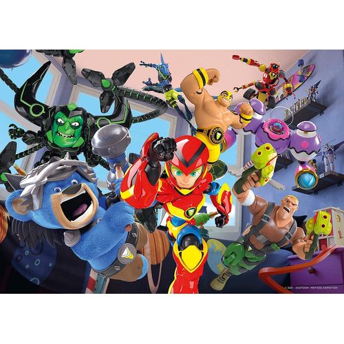 Puzzle Géant De Sol - Power Players - 60 Pièces