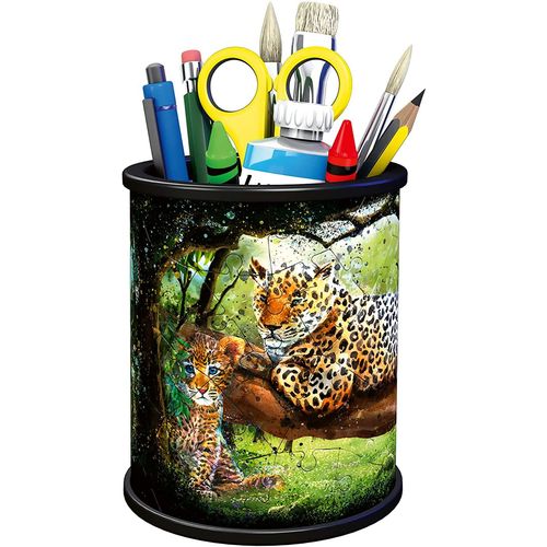 Puzzle 3d - Pot À Crayons - Tiger - 54 Pièces