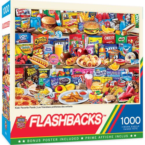 Kids Favourite Food - Puzzle 1000 Pièces