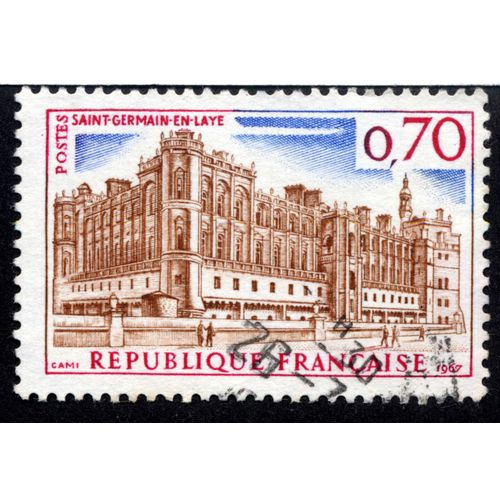 Timbre Saint Germain En Lay,Postes,République Française.0,70.1967.