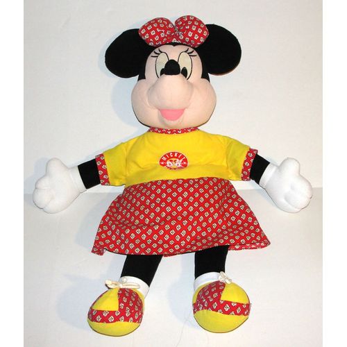 Minnie Peluche Range Pyjama Doudou Vintage Jemini Disney 64cm
