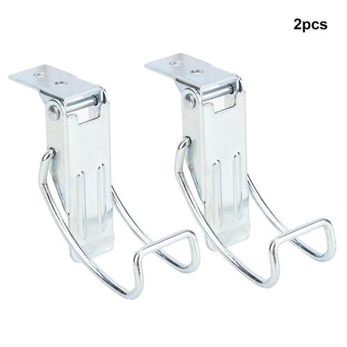 Loquet de porte en acier inoxydable, 2 pièces, pour aspirateur, à bascule, fixation de meubles, quincaillerie de porte, accessoires
