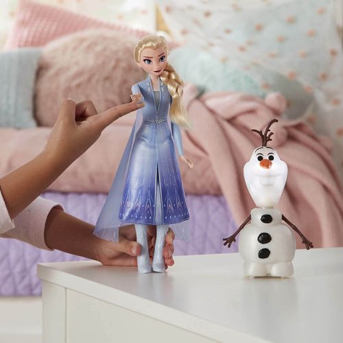 Frozen Disney La Reine Des Neiges 2 - Poupee Princesse Disney Elsa Et Olaf Intéractifs