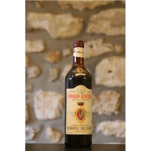 Vin Rouge, Brolio Riserva, Barone Ricasou 1962