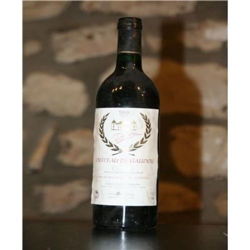 Vin Rouge, Cahors, Château De Gaudou 1988