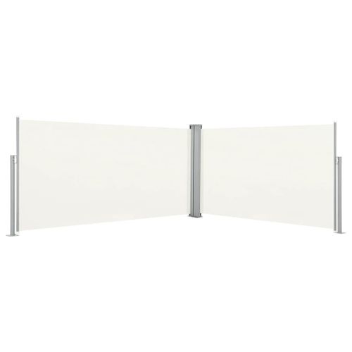 Auvent Latéral Rétractable Crème De 160x600 Cm