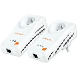 Orange LIVEPLUG HD+ - Adaptateur CPL 200Mbps avec prise 220 V