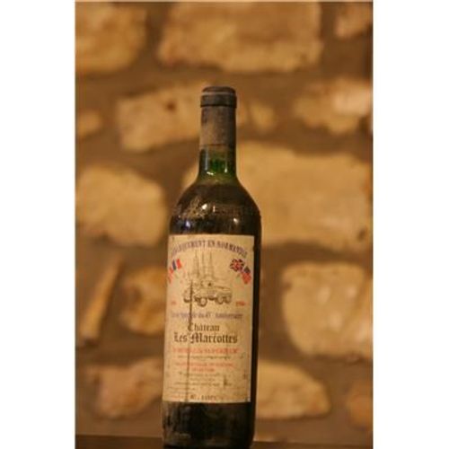 Vin Rouge, Château Les Marcottes 1986