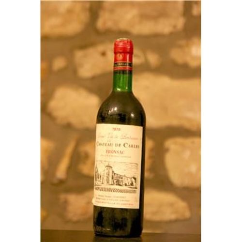 Vin Rouge, Château De Carles 1978