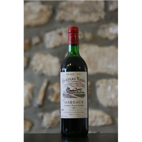 Vin Rouge, Château Tayac 1978