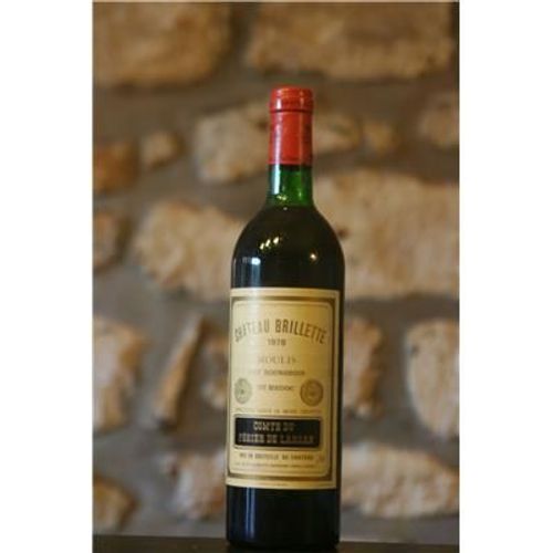 Vin Rouge, Château Brillette 1978
