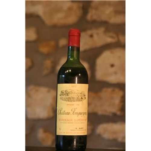 Vin Rouge, Château Jonquieres 1978