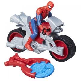 spiderman et sa moto