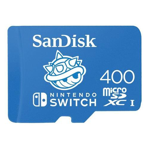 SanDisk Nintendo Switch - Carte mémoire flash - 400 Go - microSDXC UHS-I - pour Nintendo Switch, Nintendo Switch Lite