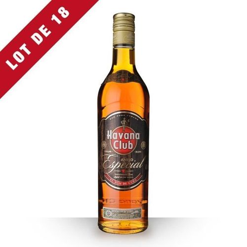 18x Rhum Havana Club Anejo Especial 70cl - Rhum Rhum Ambr