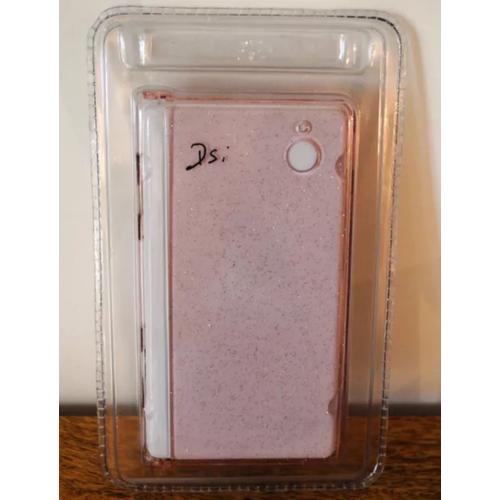 Coque De Protection Pour Nintendo Dsi Xl Rose Pailletée