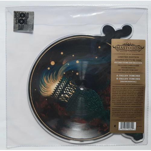 Mastodon-Fallen Torches-Limited Édition-(2 Tracks)-Shaped Picture Disc-Original-Rsd-2021-Us.