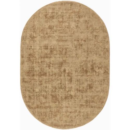 Tapis Ovale En Jute Et Coton - Lounge - Naturel Decoweb.Com - 120 X 170 Cm