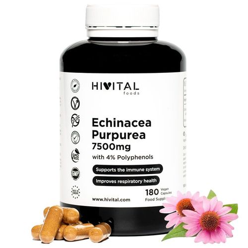 Échinacée Purpurea 7500 Mg. 180 Gélules Végétaliennes 