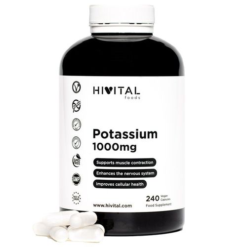 Potassium 1000 Mg. 240 Gélules Végétaliennes 