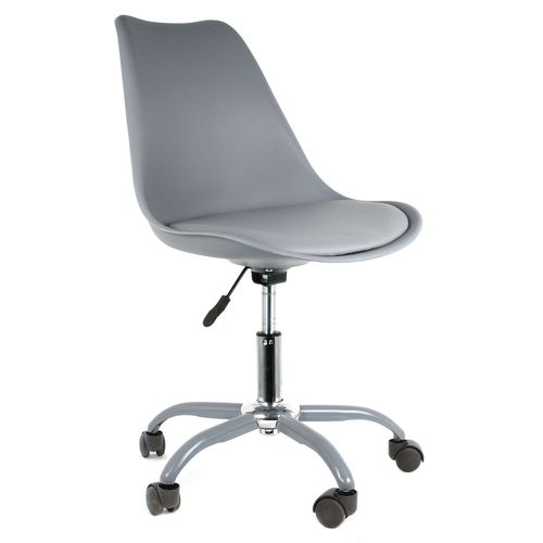 Chaise De Bureau À Roulettes Design Kiruna - Gris