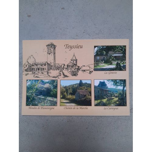 Carte Postale Teyssieu