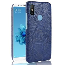 Étui Pour Classique Élégant Xiaomi Mi A2 /Mi 6x Mode Classique D'alligator Compatibilité Anti Éraflure Housse De Protection - Bleu