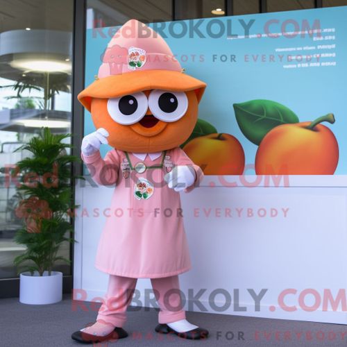 Costume De Mascotte Redbrokoly D Oie Brune Habillé D Un Pantalon En Velours Côtelé Et D Épinglettes