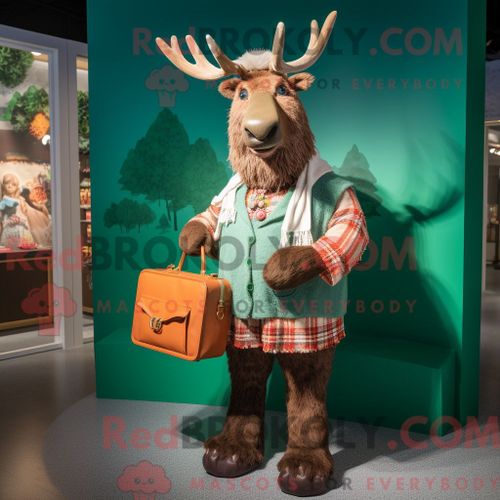 Personnage Mascotte Redbrokoly D Un Fer À Cheval De La Marine Habillé D Un Pantalon Et De Bracelets De Cheville
