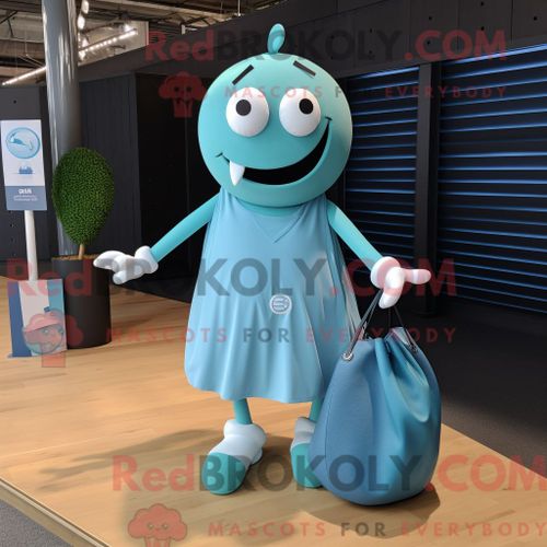 Personnage Mascotte Redbrokoly D Un Dauphin Rouge Habillé D Une Robe De Bal Et De Montres Bracelet