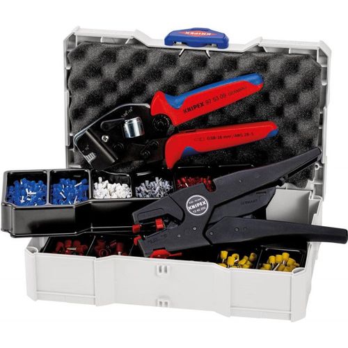Assortiment d'embouts ? sertir 97 90 16 KNIPEX