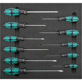 Kit tournevis WERA micro Electronicien Kraftform 12 pcs plat