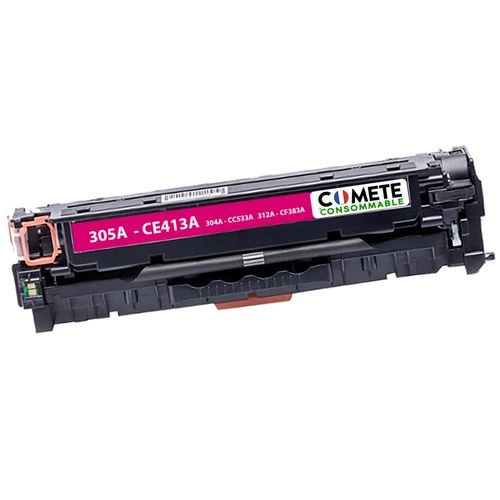 COMETE - 304A - 1 Toner compatible HP 304/305/312AM CC533A/CE413A/CF383A Magenta - COMETE CONSOMMABLE