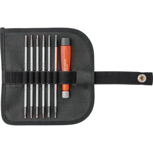 Lames électroniques interchangeables set 7-unités en pochette roll-up PB Swiss Tools