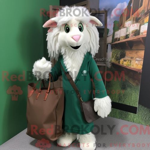 Personnage De Costume De Mascotte Redbrokoly De Fée Des Dents Habillé Avec Une Chemise Boutonnée Et Des Foulards