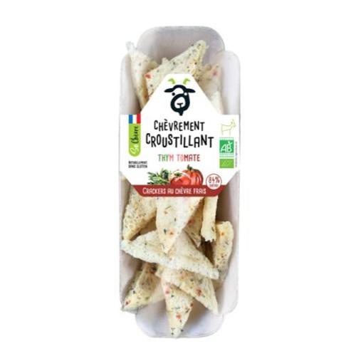 Crackers Chèvre Frais, Thym Tomate Bio *
