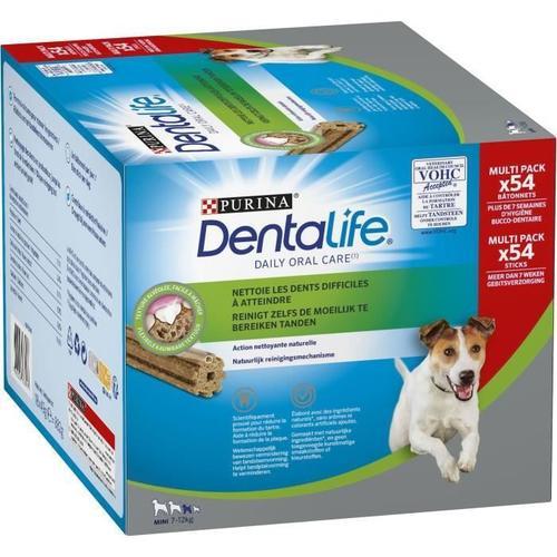 Dentalife - Bâtonnets À Mâcher Pour Chiens De Petite Taille 7-12 Kg - Multipack 54 Sticks - 882g