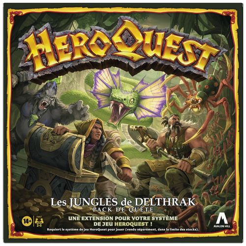 Avalon Hill HeroQuest Pack de quête Les jungles de Delthrak