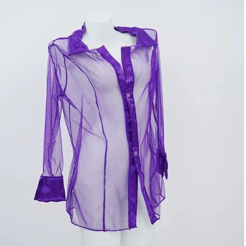 Pyjama Amincissant À Manches Longues Pour Femmes,Chemise Décontractée Pour La Maison,Sexy