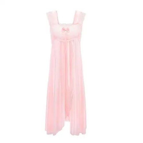 Injnight-Robe De Nuit En Dentelle Pour Femmes,Lingerie Sexy,En Satin,Rouge/Noir Rose,Q134,Été 2024